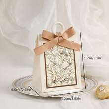 10 Stücke/20 Stücke, Hochzeitsgeschenkbox - perfekt für Hochzeiten, Geburtstage, Feierlichkeiten, Hochzeitsgeschenkbox, Gastgeschenke, Geschenkbox, Hochzeitsdekoration für den Empfang, Partygeschenkbox, Süßwarenkästchen