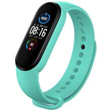 Cinturino per Mi Band 6 5 4 3 7, bracciale sportivo in silicone, cinturino sostituibile morbido per accessori per cinturino Mi Band 7 5 4