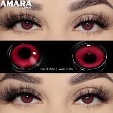 Lenti a contatto colorate AMARA per occhi, lenti a contatto per pupille blu, lenti per colore degli occhi verde, lenti a contatto grigie per cosplay, lenti a contatto per colore degli occhi marrone, lenti a contatto per costume di Ognissanti e cosplay