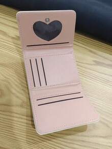 Candy Color Printed Small Wallet, Minimalist Retro Style Coin Purse For Girl, Compact & Elegant Coin Pouch - Multicolor - View 4