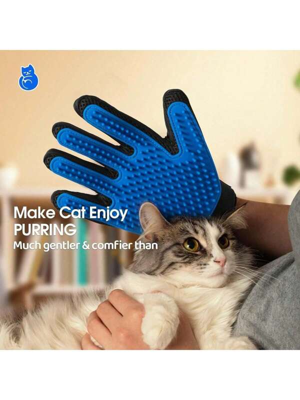 Haustier Pflege Handschuhe, eine sanfte Haarentfernungsbürste. Diese Haarentfernungsbürste eignet sich für Hunde, Katzen und Pferde mit langen oder kurzen Haaren.
