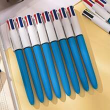 8 pièces/paquet Stylos à bille multicolores 1,0 mm, Stylos 4-en-1, Stylos infirmiers rétractables mignons, 4 stylos de couleur en 1, convenant pour l'école, la rentrée scolaire, les étudiants, les infirmières, les tableaux blancs, les fournitures de bureau