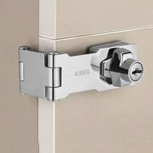 2 candados de seguridad Master para puertas y cajones, ideales para puertas, gabinetes, refrigeradores, cajas, cajones y buzones. - Plateado - Ver 4