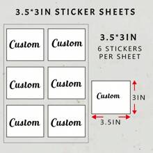 Custom Photo And Text Wine Bottle Sticker, Custom Photo Label, Custom Wedding Style Sticker, Custom Label, Personalized Photo And Text Bottle Sticker, Personalized Sticker, Wedding Label, Square Sticker, Colored Decal Label, Gift For Him/Her, Idea Gift For Valentine's Day, Mother's Day, Father's Day, Birthdays, Or Anniversaries, Wedding Gift, Couples Gift, Best Gift For Mom, Dad, Wife, Husband, Girlfriend, Boyfriend, Multi-Functional,Ornamental