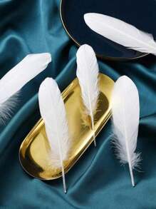 50pcs Multi-Color Versatile Natural Feathers In Bulk, Suitable For Feather Decorations, Weddings, Parties