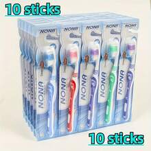 10/20pcs Soft Bristle Toothbrushes - Gentle On Gums, Deep Cleaning, No BPA, Daily Oral Care - Suitable For Sensitive Teeth & Gums - Brighter Smile, Healthier Life Back To School - Multicolor - View 5
