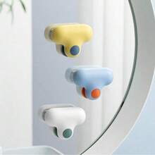 1 件壁挂式玻璃清洁刷，适用于浴室、镜子清洁、去污、迷你刮水器刮刀工具家用浴室玻璃镜清洁除垢刮水器窗户清洁擦拭工具清洁小 T 镜面刮水刷清洁刷