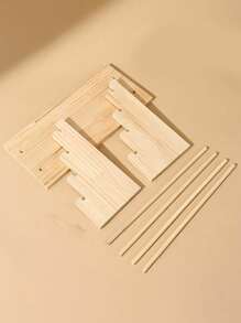 1 pièce Support de porte-clés en bois à plusieurs niveaux, présentoir de bijoux de bureau et organisateur. Organisateur de stockage d'été, cadeau de rentrée scolaire