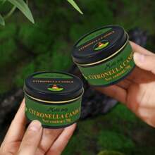 1/2/3/4pcs Citronella Candles Made From Natural Citronella Oil And Soy Wax, 70g Each, 8-Hour Burn Time, Outdoor And Indoor Citronella Scented Candle Gifts. Suitable For Home Decor, Summer Holidays, Aromatherapy, Stress Relief, Meditation, Yoga, Relaxation And Sleep Aids, Reusable Jars For Men And Women