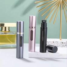 1pc Perfume Travel Refillable Bottle,Bottom-Filling Fragrances Perfumes Atomizer, Mini Cologne Dispenser, Portable Sprayer Pocket Size Perfume Contianer For Cruise Car Trip Purse Gift