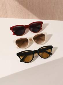 1/2/3 PCS Women's Acrylic Casual Cat Eye Fashion Eyewear For Daily Wear, Vacation Play, Parties And Holiday Gifts For Summer Beach Vacation,Outdoor,Travel