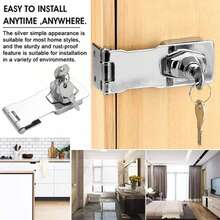 2 candados de seguridad Master para puertas y cajones, ideales para puertas, gabinetes, refrigeradores, cajas, cajones y buzones. - Plateado - Ver 2