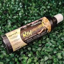 Shampoo Rapunzel 500ml fortalecedor crecimiento control caída cabello saludable limpio brillante formula revitalizante natural tratamiento capilar mujer - Negro - Ver 1