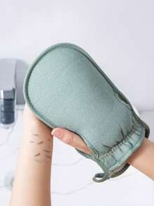 1pc Reusable Face Exfoliating Gloves, Deep Cleansing Exfoliating Gloves, Not Irritating Skin, Multipurpose For Face Exfoliation, Face Scrubbing And Body Cleaning, Exfoliating Scrub Gloves, Face Scrub Or Dry Skin Remover