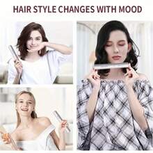 أداة تسريح الشعر المحمولة 2 في 1، منفصلة عن الكهرباء ، سخان الشعر والمكواة الحرارية، قابلة للشحن، تسخن بسرعة، وبدرجة حرارة ثابتة، قابلة للتعديل، رقيقة وخفيفة ،مناسبة للاستخدام المنزلي والسفر