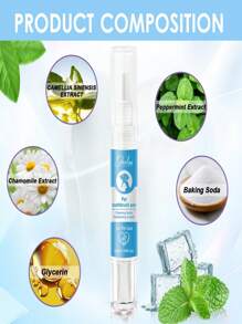 One 5ML Pet Dental Cleaning Pen Pet Toothbrush Pen, Easy To Operate, Can Effectively Clean And Whiten Pet Teeth, Suitable For Cats, Dogs And Other Pets, Natural And Harmless, Pet Teeth Cleaning.Pet Teeth Whitening Pen .Teeth Care,Gel For Pet Teeth Repair