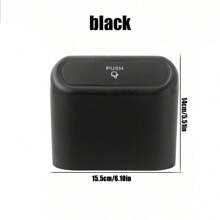 Car Trash Can With Lid - 4 Rolls Of Garbage Bag, Leak-Proof, Portable Hanging Trash Can For Vehicle Organization - Suitable For A Wide Range Of Vehicle Models