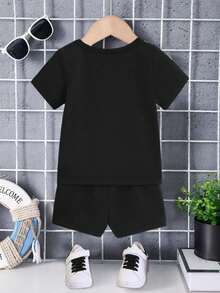 Love Like Jesus Kids T-Shirt Set (2-Pack) | Christian Children's Clothing | Faith-Based Tees for Boys Girls | Heart Graphic Tops | Religious Inspired Shirts | Cute Comfy Short Sleeve Tees for Sunday School Church Playdates Gifts Teens (10-12) - Negro - Ver 2