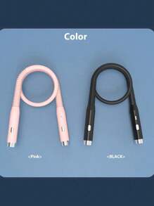 1pc Neck Hug Book Light - Portable Reading Lamp With Flexible Arms, 3 Color Modes For Indoor Use. Rechargeable Clip-On Light For Books, Perfect Gift For Book Lovers (Pink/Black, Eye-Caring & Hands-Free)