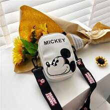 1pc Mouse Design Crossbody Bag, Lipstick Storage Pouch, Suitable For Students, Travel, Party, Gifts For Valentines, Birthday, Mother's Day