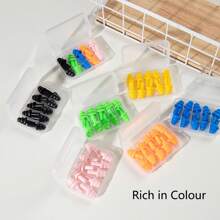 10pcs Waterproof Silicone Ear Plugs For Sleeping Noise-Proof Soft Reusable Sleep Plugs For Travel, Home, Office Adults Sensitive Sleepers(Blue)