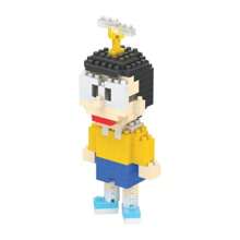 Doraemon Bloques de construcción de micropartículas con figura de Doraemon Nobita de anime, juguete de ensamblaje para niños y niñas, regalo lindo