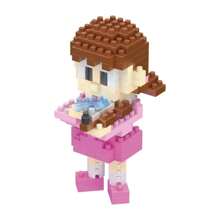 Doraemon Bloques de construcción de micropartículas con figura de Doraemon Nobita de anime, juguete de ensamblaje para niños y niñas, regalo lindo