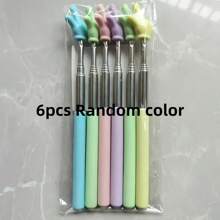 1-6pcs Retractable Teacher Pointer, Telescopic Hand Pointing Stick, Mini Extendable Classroom Pointer, For Teachers, Classroom Supplies, Party Supplies (Single Finger, Double Finger, Slight Defects, Cautious Buyers)