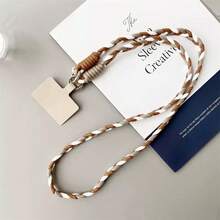 2026 New Year, Valentine's Day, High-Quality Woven Phone Lanyard, Universal Phone Case Strap Holder, Can Be Worn Diagonally, Comes With Cord, Suitable For Women, Can Be Used As Smartphone Keychain, Smartphone Wristband, Keychain, Bag Strap. - Multicolor - View 13