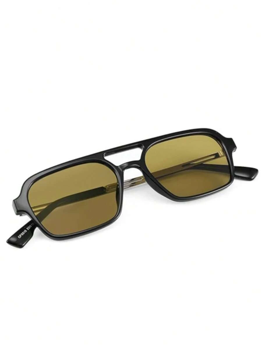 Colored Lens Glasses. New Model Sunglasses, 100% UV Protection. - 棕色 - 查看 1