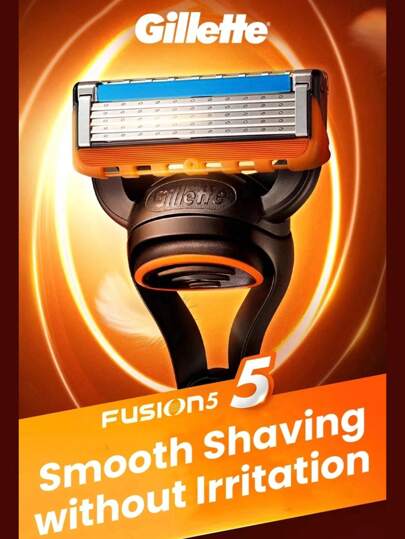 GILLETTE Authentic Gillette Vector Razor Blade With Replacement Heads For Boyfriend/Father Gift