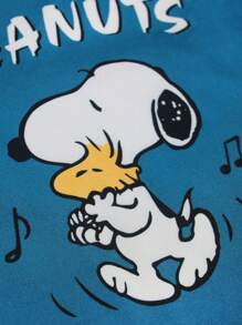 SNOOPY Authorized PEANUTS Snoopy Printed Cami Top & Shorts Sleepwear & Women Summer Cute Leisure Set Outfit
