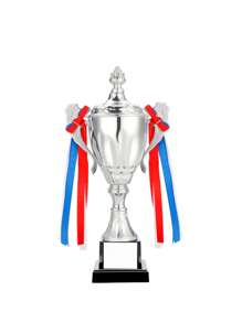 قطعة واحدة كأس معدني مخصص لكرة القدم والسلة والريشة، ذهبي فضي برونزي، مصنوع من سبيكة حديدية وخامة ABS، كأس جوائز المنافسة الرياضية لألعاب كرة القدم والتنس، أنيق، عصري، هايبر، كاجوال، شيك بسيط، شخصي، مخصص، فريد من نوعه، أزياء الرجال، خزانة قياسية ،أنماط الشارع والأساسية للرجال، هدايا مثالية للرجال، الأصدقاء والعائلة، للأعياد والعطلات والمدرسة والمنافسات الرياضية