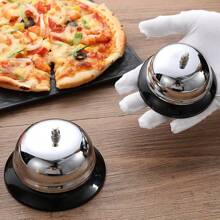 1 Piece Of Stainless Steel Serving Bell, Restaurant Serving Bell, Hotel Bell, Bar Counter Bell, Student Answering Bell