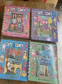 Coloring Book Drawing With 50 100 Or 170 Sheets