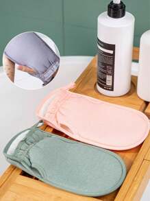 1pc Reusable Face Exfoliating Gloves, Deep Cleansing Exfoliating Gloves, Not Irritating Skin, Multipurpose For Face Exfoliation, Face Scrubbing And Body Cleaning, Exfoliating Scrub Gloves, Face Scrub Or Dry Skin Remover