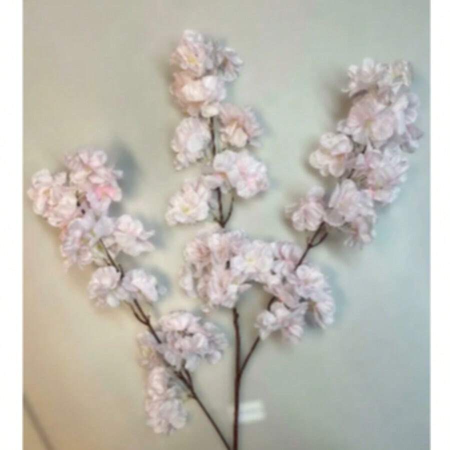 100cm Artificial Branch Cherry Blossom Fake Silk Flower Tree Party Home Decor AT - Light Pink - View 1
