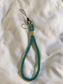 1 pieza Cordón de teléfono móvil con rhinestones, accesorio de moda de sujeción manual para decorar la funda del teléfono móvil como regalo para mujeres, madre, familia, amigos, cumpleaños, festividades