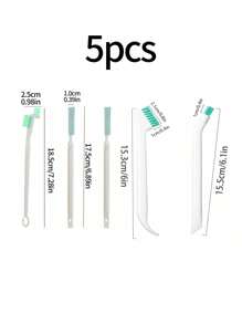 5pcs/Set Baby Bottle Cleaning Brush, Newborn Milk Cup Scrub, Small Bottle Brush For Washing