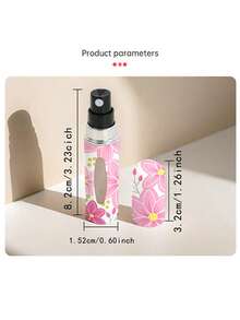1 lọ đựng nước hoa có họa tiết hoa và dâu tây ở đáy, bình xịt phun sương tinh tế có thể tái sử dụng, dụng cụ đóng gói nước hoa họa tiết hình trái tim họa tiết da báo, nhiều họa tiết để lựa chọn, quà tặng sinh nhật cho gia đình và bạn bè, quà tặng ngày lễ, thích hợp để mang theo khi đi du lịch, dung tích 5ml - Nhiều màu - Xem 8