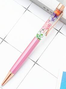 Spersonalizowany długopis z serii Preserved Flower z nadrukowanym logo, odpowiedni jako prezent szkolny, długopis reklamowy, artykuły szkolne, prezenty na Dzień Nauczyciela, gadżety firmowe i artykuły biurowe