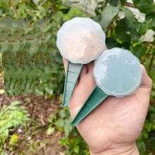 2 pièces distributeur de graines portable, facile à utiliser, convenant à toutes les graines avec un semoir manuel, idéal pour les outils de jardinage et d'entretien de la pelouse, distributeur de graines sur demande