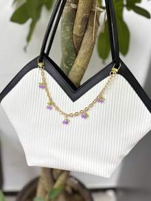 Women Shoulder Crossbody Bag Underarm Cherry Bag Purse Charm Bag Chain Charm Bag Purse Charm Chain Strawberry Bag Decoration Accessories Cherry Decorative Bag Chain Charms Purse Extender Replacement Extension Chain Decorative Bag Strap Chain Straps Charms For Handbag Tote Crossbody Shoulder Bag For Women's Shoulder Bag - Zinc Alloy Bag Chain Charm Bag Decoration Chain Pendant Decorative Bag Chain Charms Accessories - Multicolor - View 8