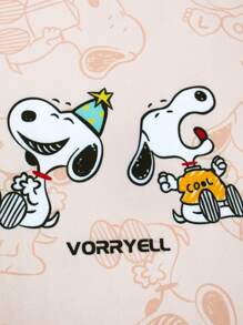SNOOPY Authorized PEANUTS Snoopy Cute Printed Slip Dress & Woman Nightdress