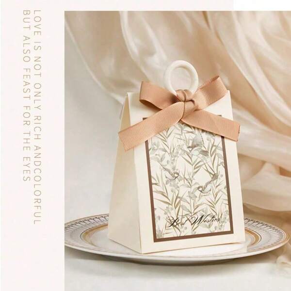 10pcs/20pcs, Wedding Gift Box - Perfect For Weddings, Birthdays, Holiday Parties, Wedding Gift Box, Party Favors For Guest, Gift Box, Wedding Decorations For Reception, Party Gift Box, Sweetbox