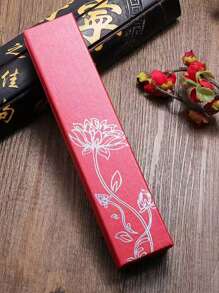 3pcs Cardboard Jewelry Necklace Gift Boxes, Lotus Flower Jewelry Storage Boxes, Suitable For Jewelry Packaging And Storage, Suitable For Holiday Gifts, Valentine's Day, Friends, Retro Necklaces And Bracelets Packaging, Suitable For Valentine's Day, Christmas, Chinese New Year, Jewelry Box Summer For Women Storage Organizer Gift Wedding