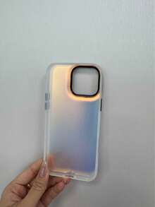 Phone Case  LONLI Hue -For WithiPhone Case  - Iridescent [10FT Drop Protection] - Shockproof Cover With Color Changing Effect| Cute And Unique For Women, Girls And Men (2023) 1pcs - Gold Flower - View 6