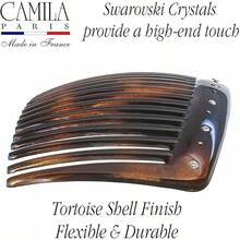 Combs - Tortoise Shell / Crystals - View 5