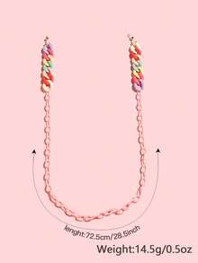 2pcs Bohemian Style Eyeglass Chains With Rings - Multicolor - View 5