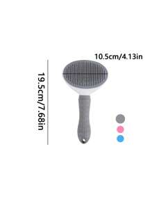 1PC,Self-Cleaning Pet Brush - For Dogs/Cats/Bunnies, Removes Loose Hair Instantly, Massaging Grooming Tool & Perfect Gift For Pet Lovers